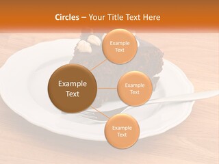 A Piece Of Cake On A Plate PowerPoint Template