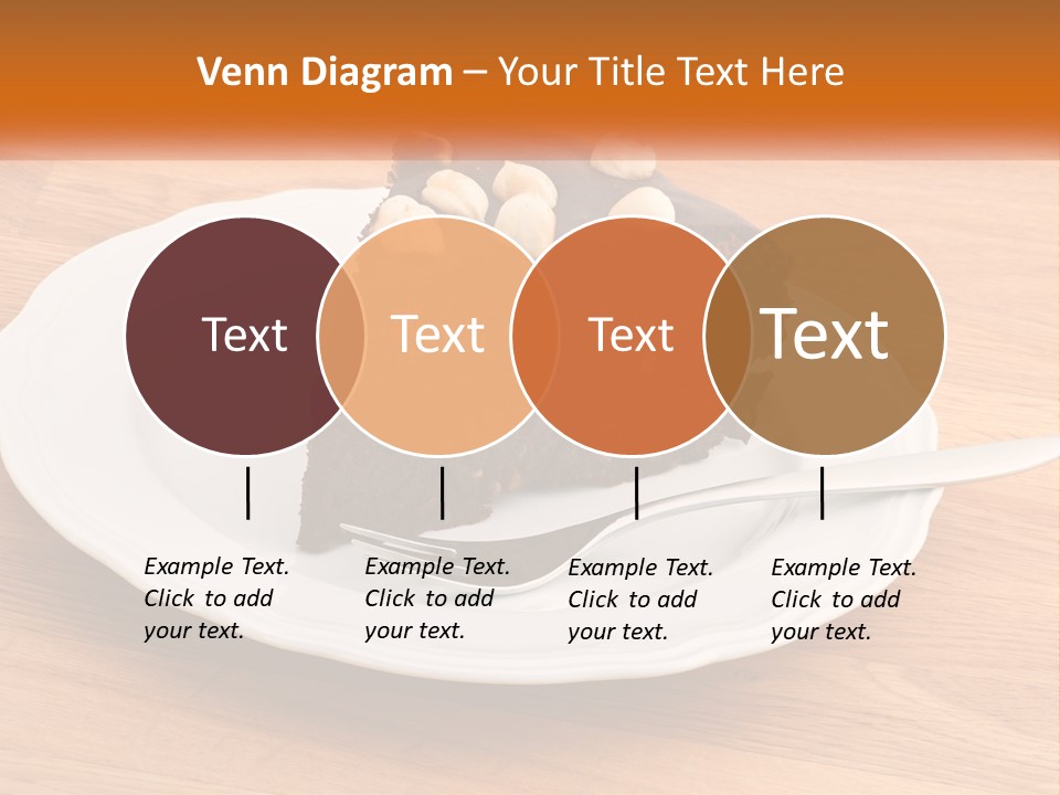 A Piece Of Cake On A Plate PowerPoint Template