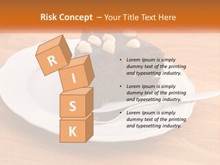 A Piece Of Cake On A Plate PowerPoint Template