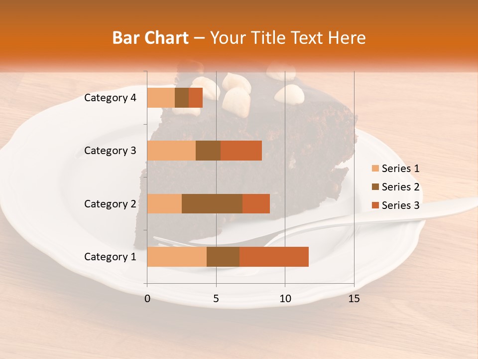 A Piece Of Cake On A Plate PowerPoint Template