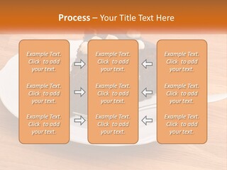 A Piece Of Cake On A Plate PowerPoint Template