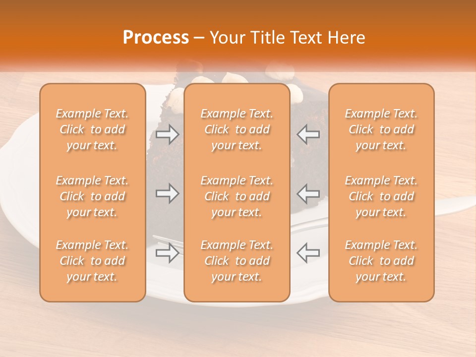 A Piece Of Cake On A Plate PowerPoint Template