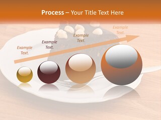 A Piece Of Cake On A Plate PowerPoint Template