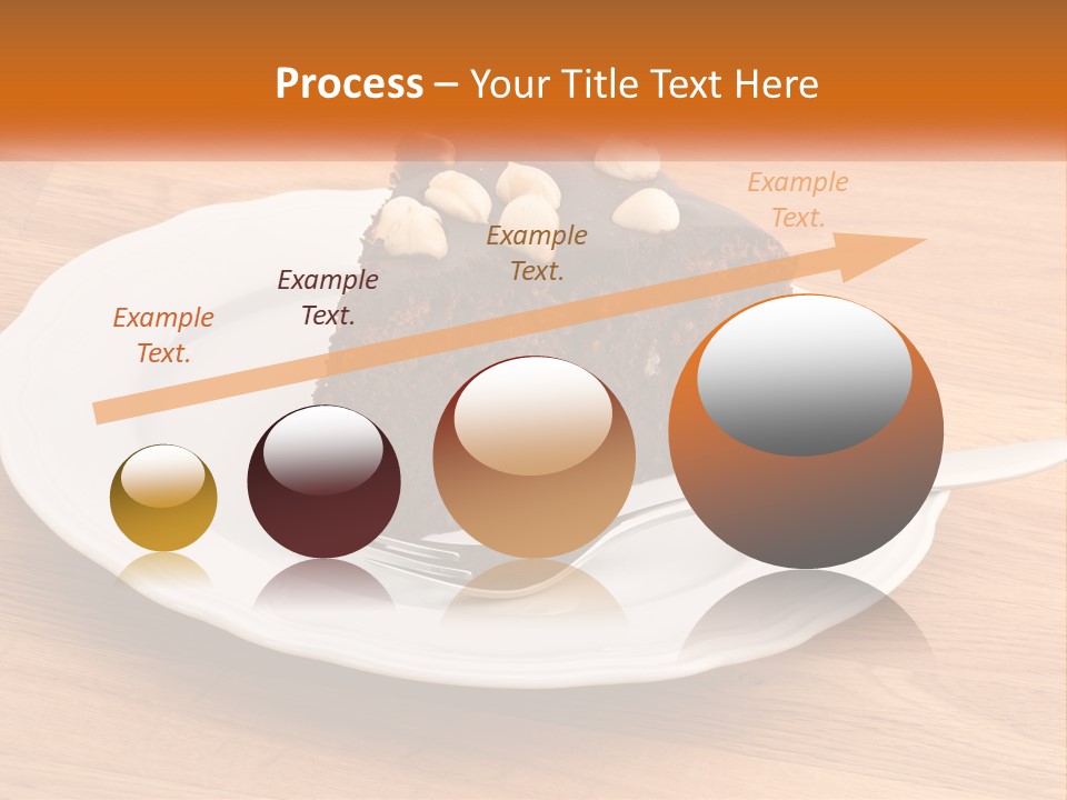 A Piece Of Cake On A Plate PowerPoint Template