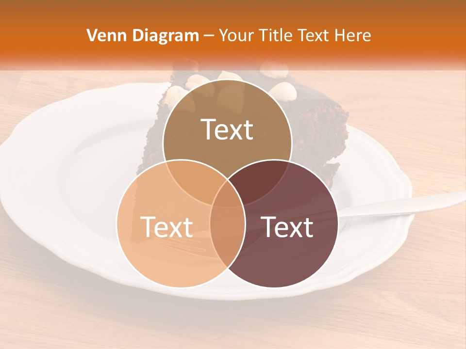 A Piece Of Cake On A Plate PowerPoint Template