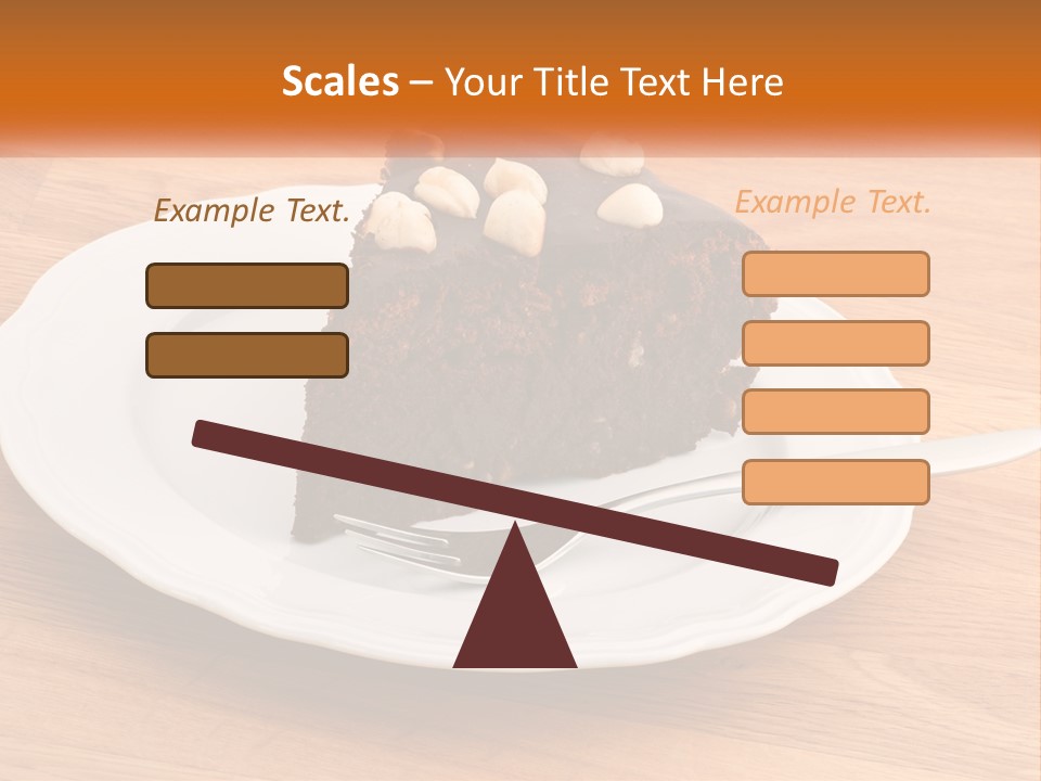 A Piece Of Cake On A Plate PowerPoint Template