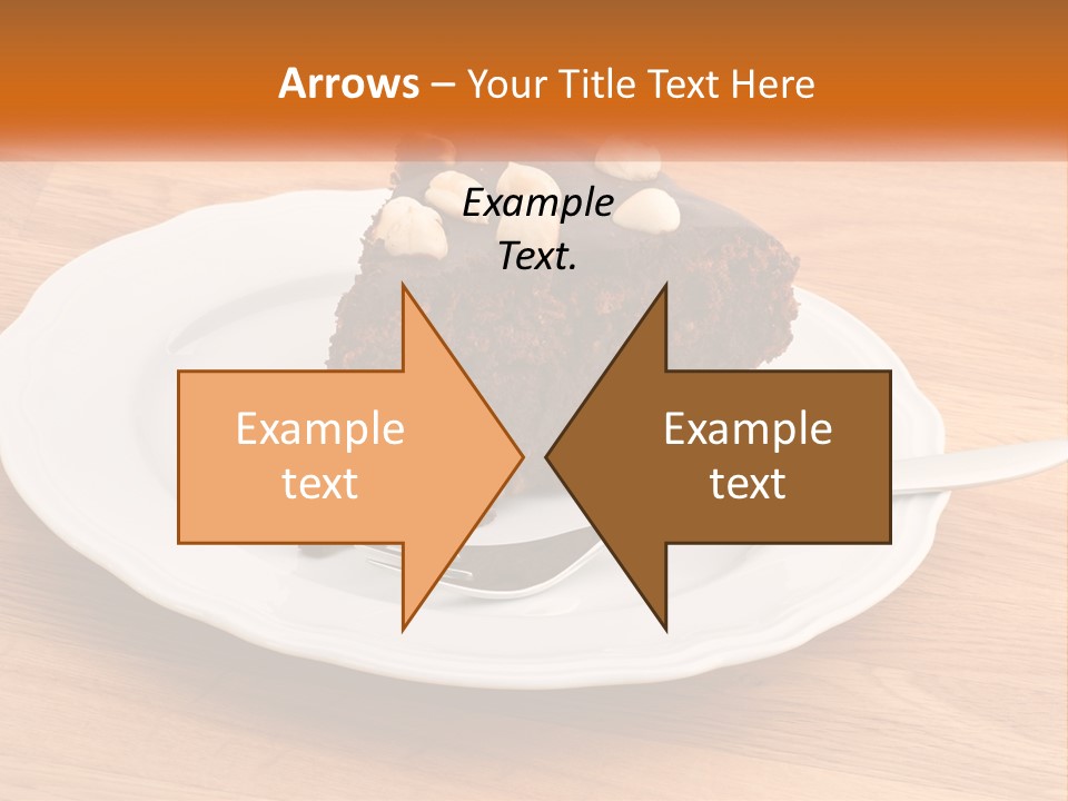 A Piece Of Cake On A Plate PowerPoint Template