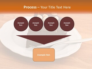A Piece Of Cake On A Plate PowerPoint Template