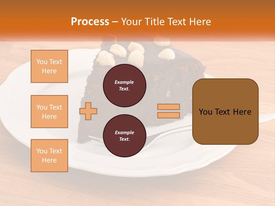 A Piece Of Cake On A Plate PowerPoint Template