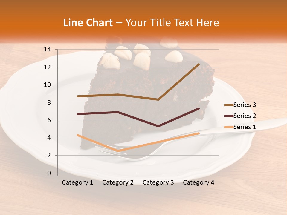 A Piece Of Cake On A Plate PowerPoint Template