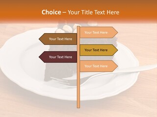 A Piece Of Cake On A Plate PowerPoint Template