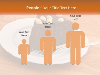 A Piece Of Cake On A Plate PowerPoint Template