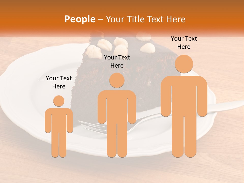A Piece Of Cake On A Plate PowerPoint Template