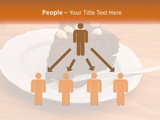 A Piece Of Cake On A Plate PowerPoint Template