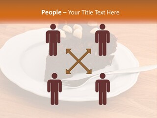 A Piece Of Cake On A Plate PowerPoint Template