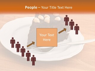A Piece Of Cake On A Plate PowerPoint Template