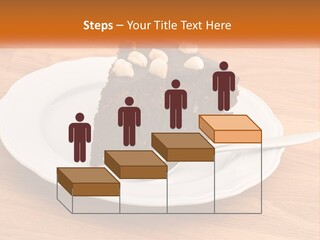 A Piece Of Cake On A Plate PowerPoint Template