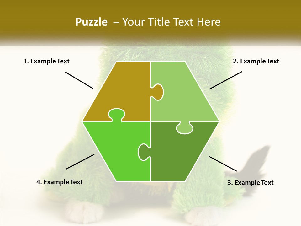 Cat In A Frog Costume PowerPoint Template