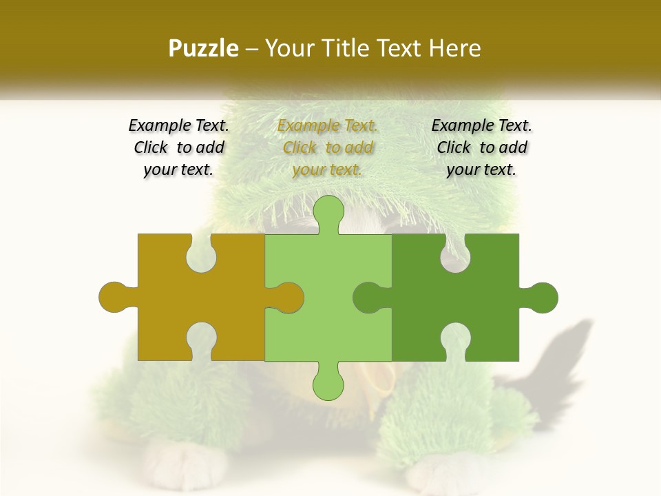 Cat In A Frog Costume PowerPoint Template