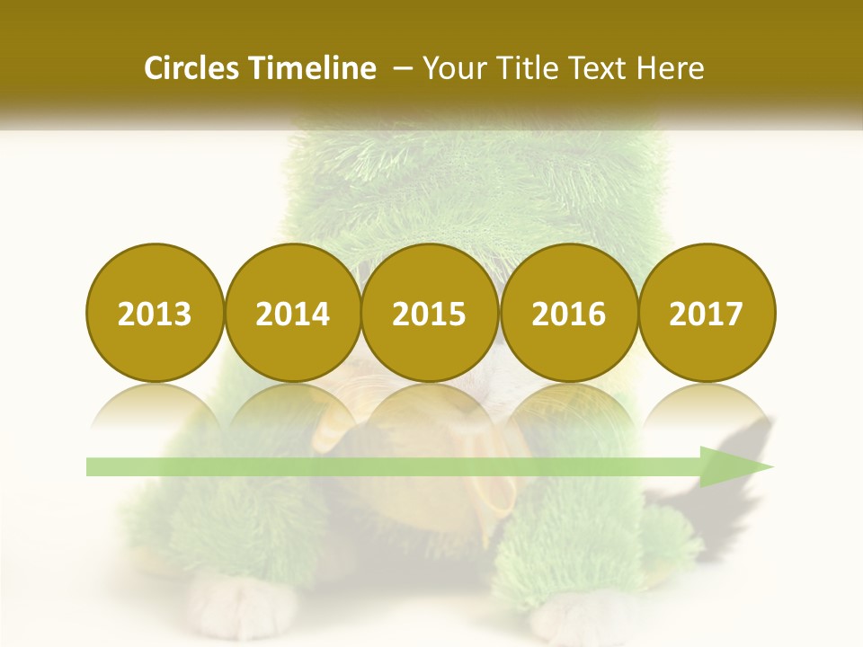 Cat In A Frog Costume PowerPoint Template