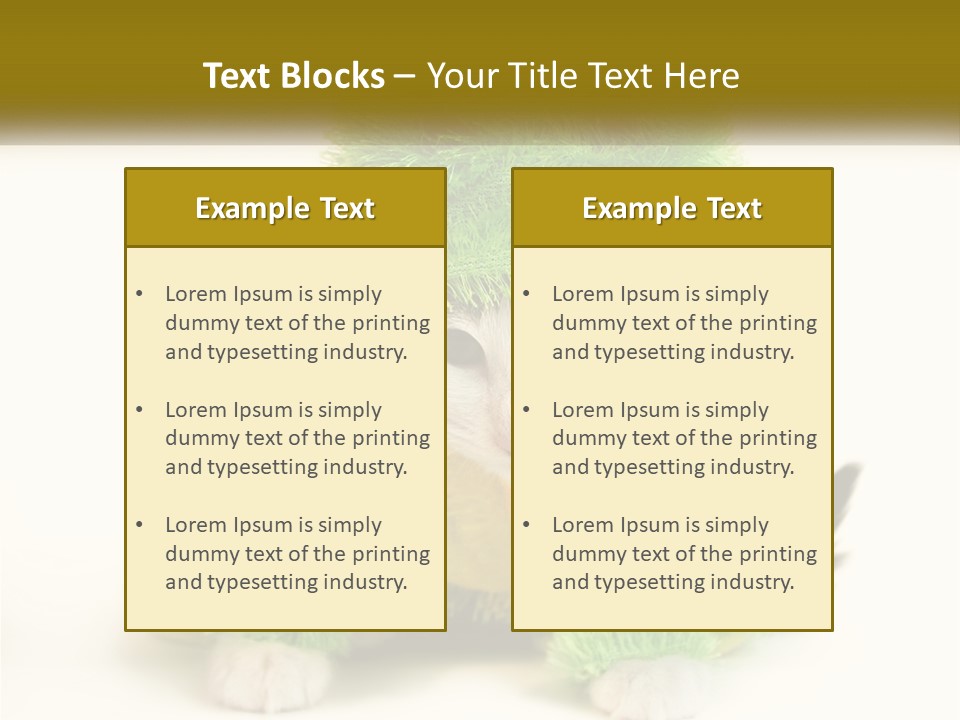 Cat In A Frog Costume PowerPoint Template