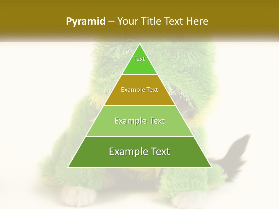 Cat In A Frog Costume PowerPoint Template