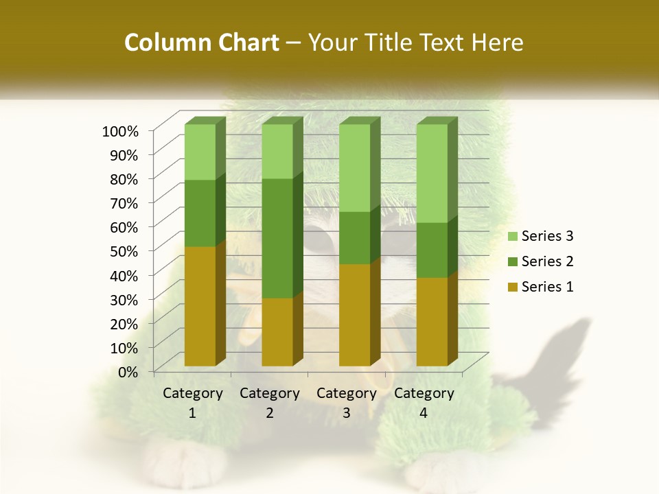 Cat In A Frog Costume PowerPoint Template