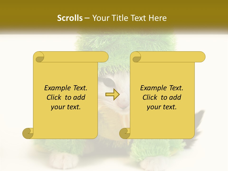 Cat In A Frog Costume PowerPoint Template