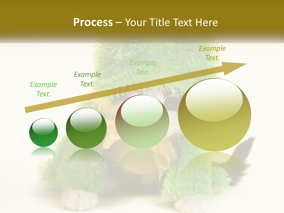 Cat In A Frog Costume PowerPoint Template