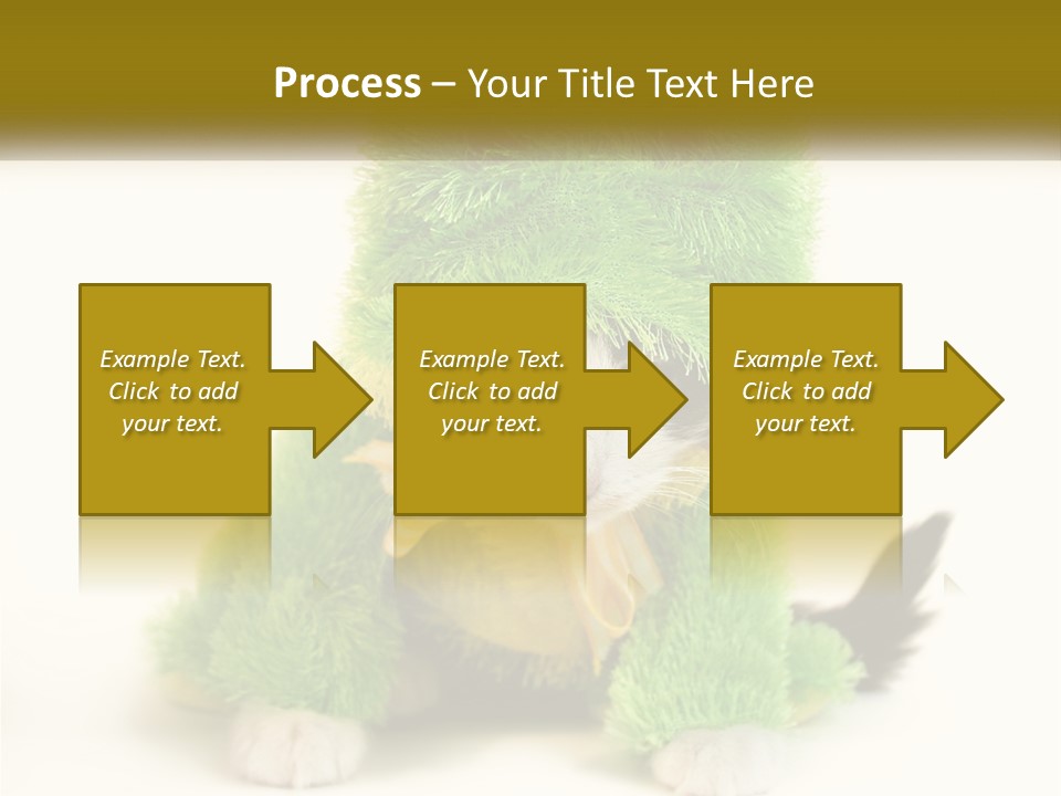 Cat In A Frog Costume PowerPoint Template