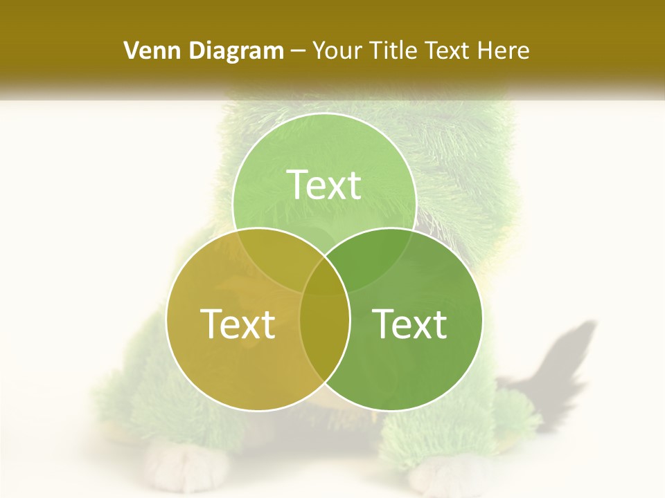 Cat In A Frog Costume PowerPoint Template