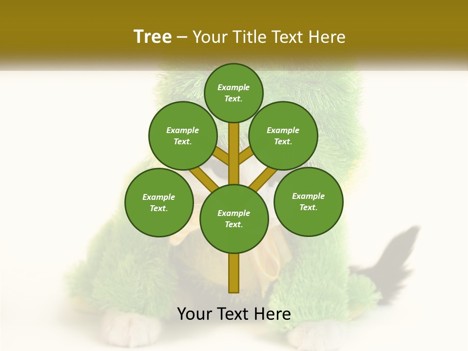 Cat In A Frog Costume PowerPoint Template