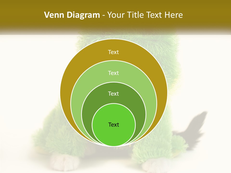 Cat In A Frog Costume PowerPoint Template