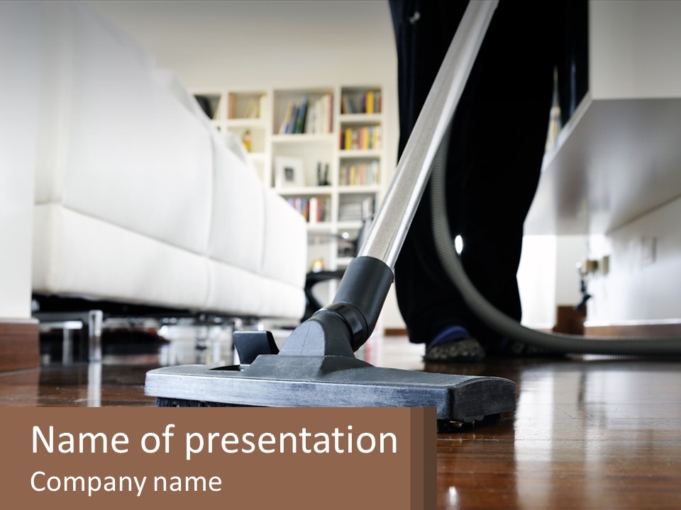 Vacuuming PowerPoint Template