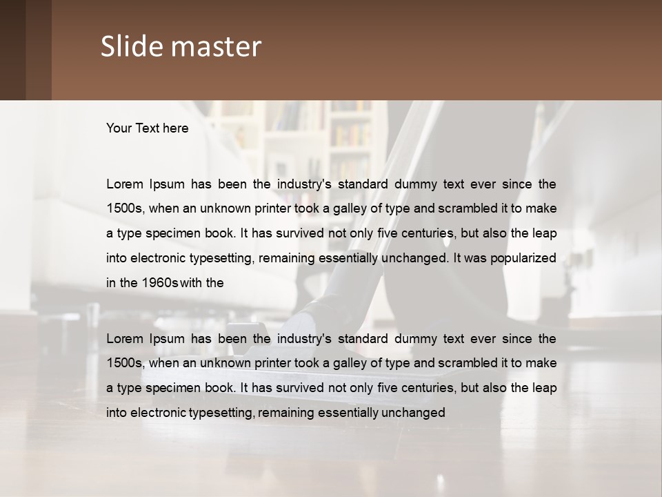 Vacuuming PowerPoint Template