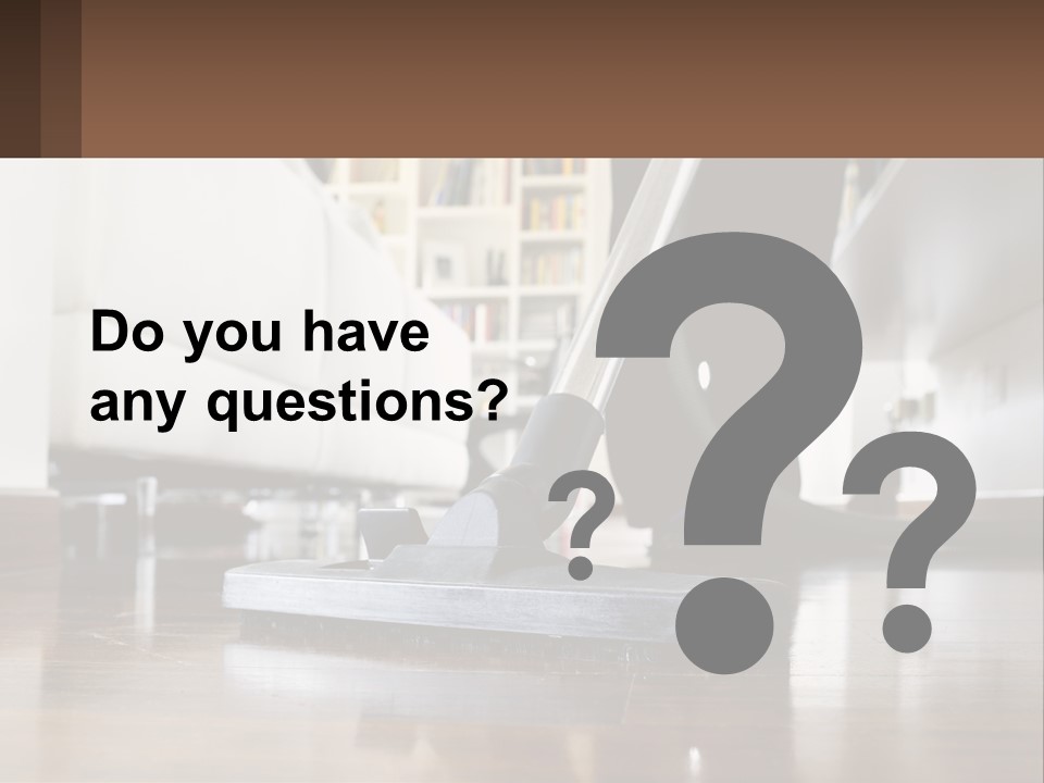 Vacuuming PowerPoint Template