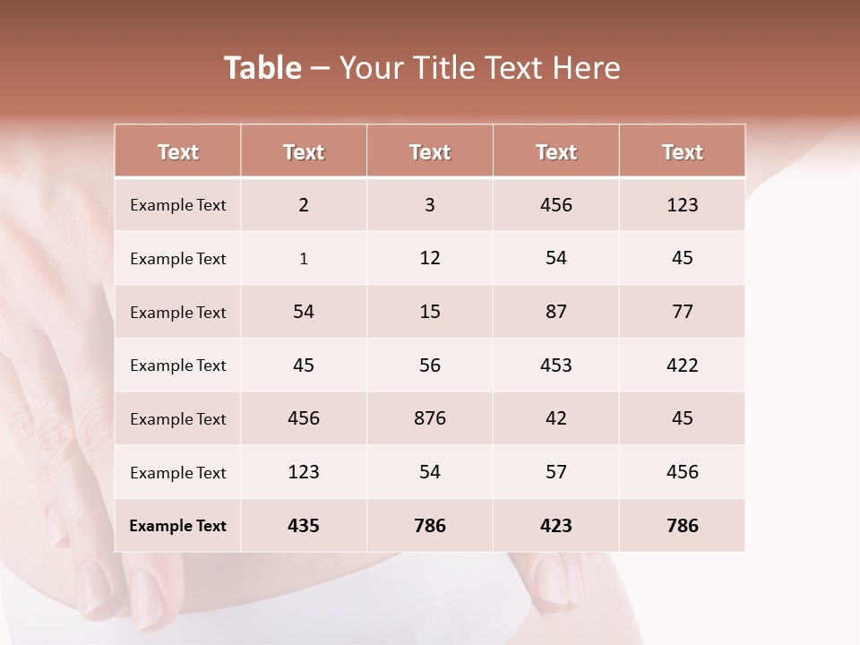 Ties On The Skin PowerPoint Template