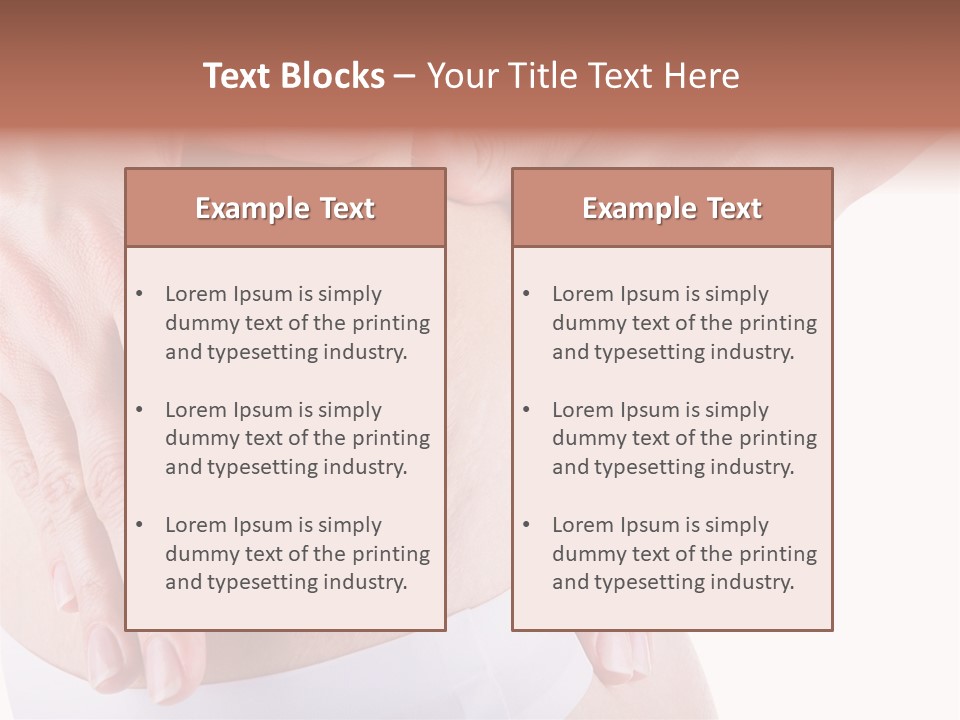 Ties On The Skin PowerPoint Template