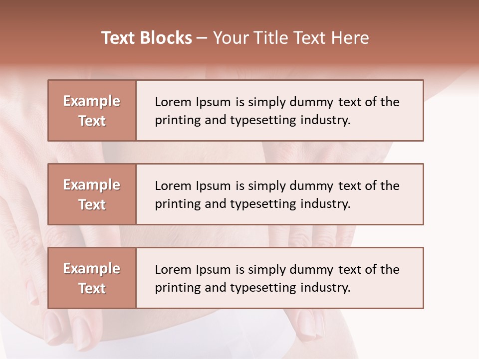 Ties On The Skin PowerPoint Template