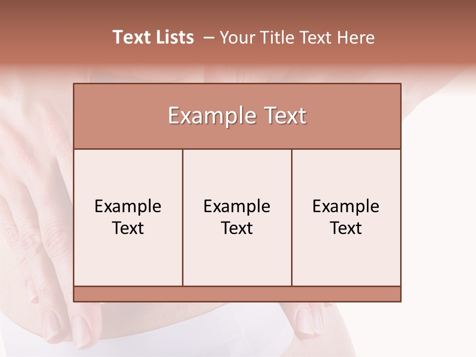 Ties On The Skin PowerPoint Template