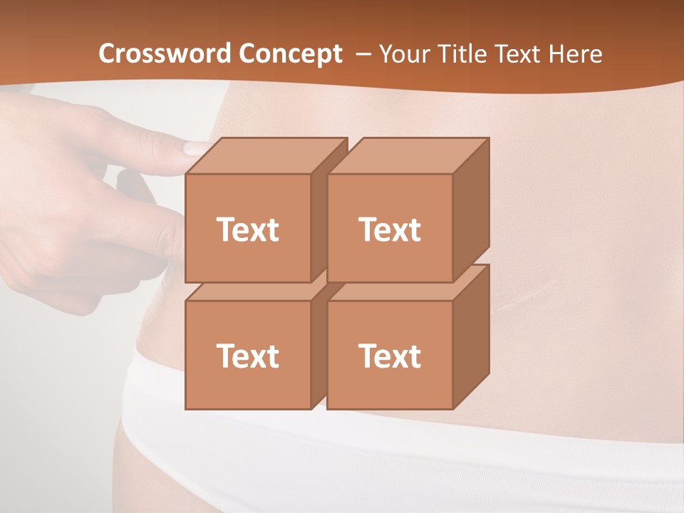 Scar From Surgery PowerPoint Template