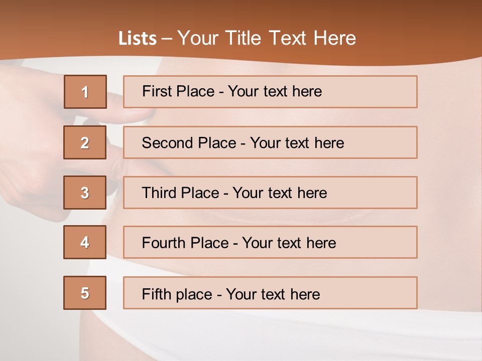 Scar From Surgery PowerPoint Template