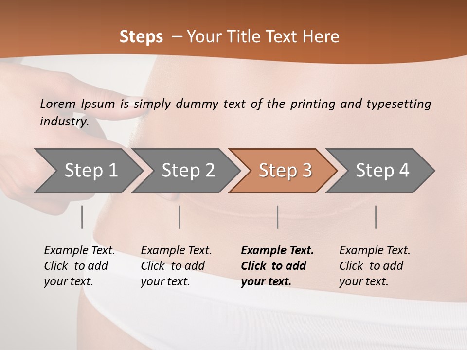 Scar From Surgery PowerPoint Template