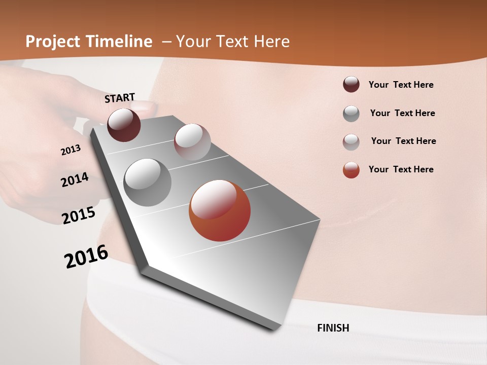 Scar From Surgery PowerPoint Template