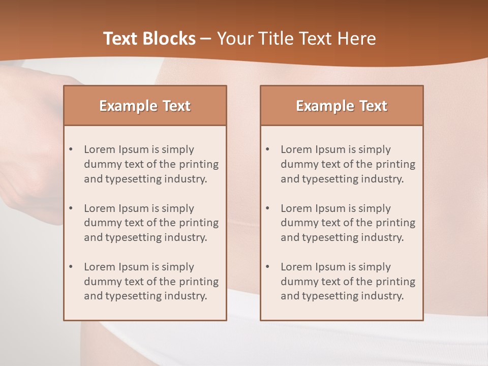 Scar From Surgery PowerPoint Template