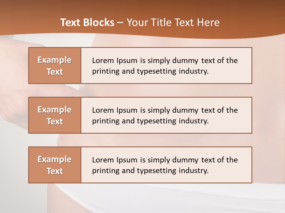 Scar From Surgery PowerPoint Template