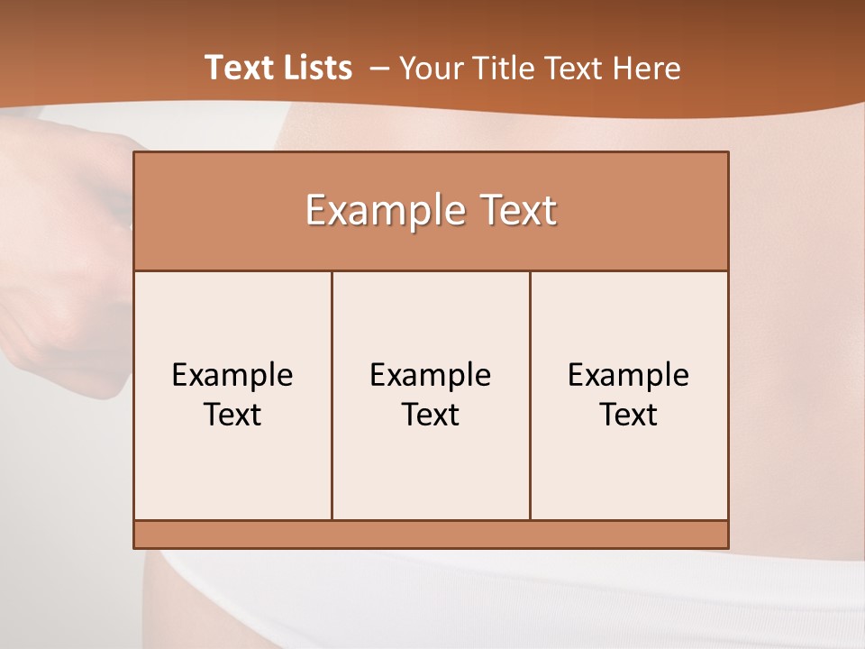 Scar From Surgery PowerPoint Template