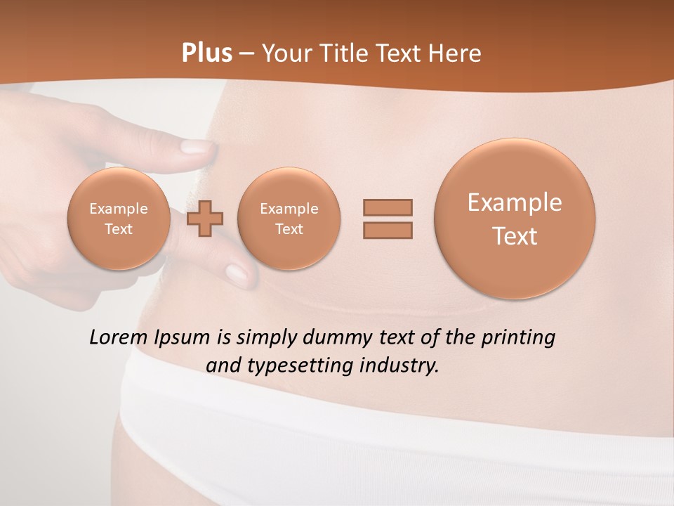 Scar From Surgery PowerPoint Template