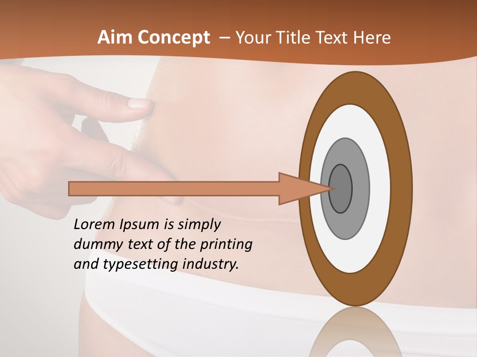 Scar From Surgery PowerPoint Template