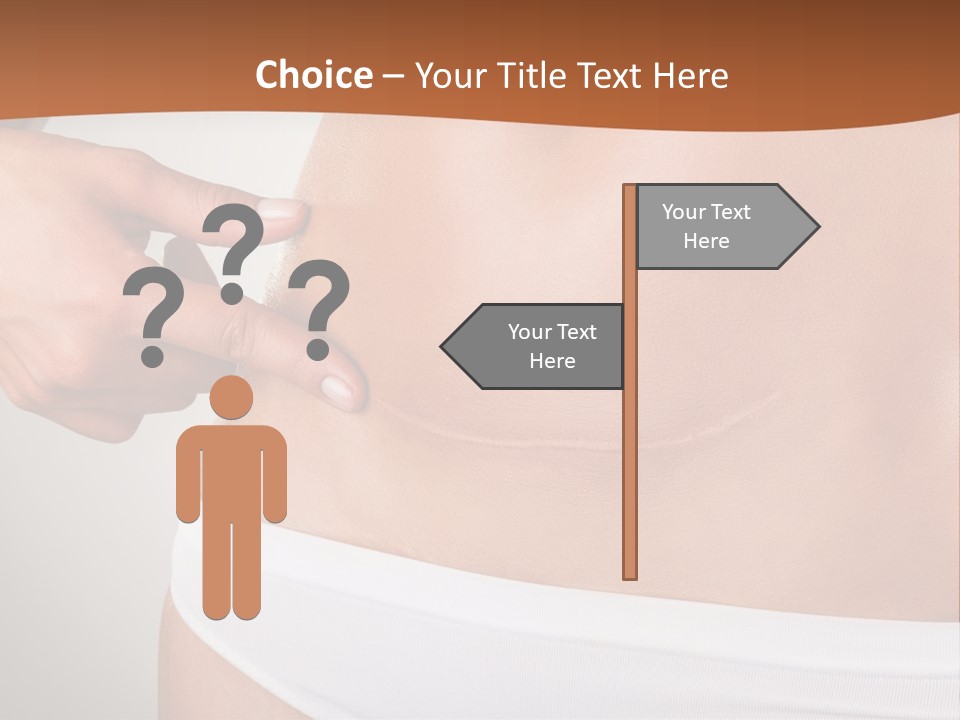 Scar From Surgery PowerPoint Template